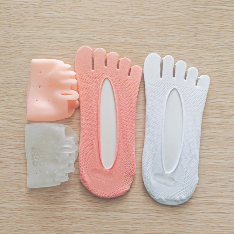 Priekinė pėdos pagalvėlė – valties kojinės formos, Hallux valgus apsauga, prakaitą sugeriantis įdėklas, visoms metų laikams