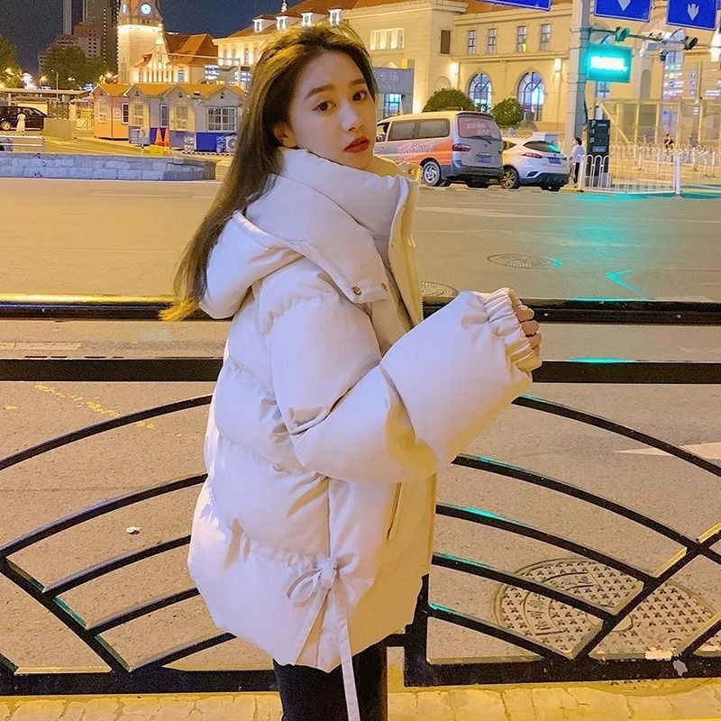 Дамско памучно подплатено палто с поло яка, ултра къса дължина до 40 см (пълнител: копринено-памучен полиестеров влакно; тъкан: chenille; основна материя: спандекс)