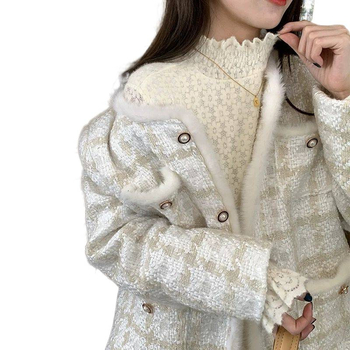 Top din dantelă pentru femei, mărime mare, fără mâneci, guler semi-înalt, model brodat perforat, material viscoză, croială oversized, căptușeală fleece pentru toamnă-iarna.