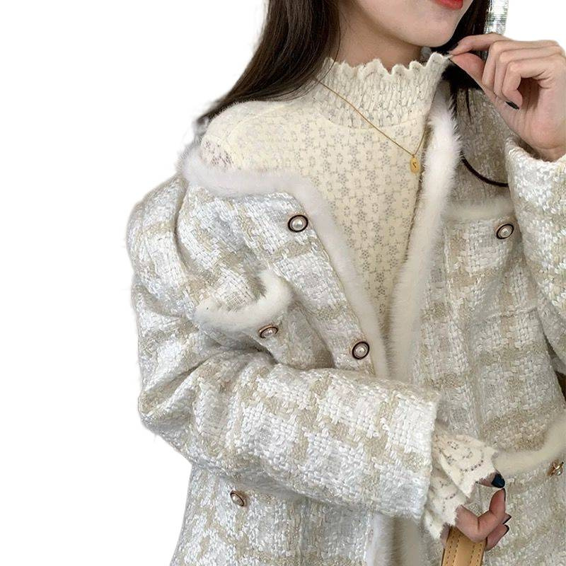 Top din dantelă pentru femei, mărime mare, fără mâneci, guler semi-înalt, model brodat perforat, material viscoză, croială oversized, căptușeală fleece pentru toamnă-iarna.