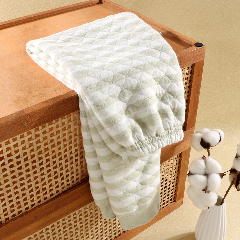 Gyerekeknek szóló varrat nélküli, melegítő termo nadrág, háromrétegű pamut betéttel, uniszex, ősz-tél, 3–8 évesek