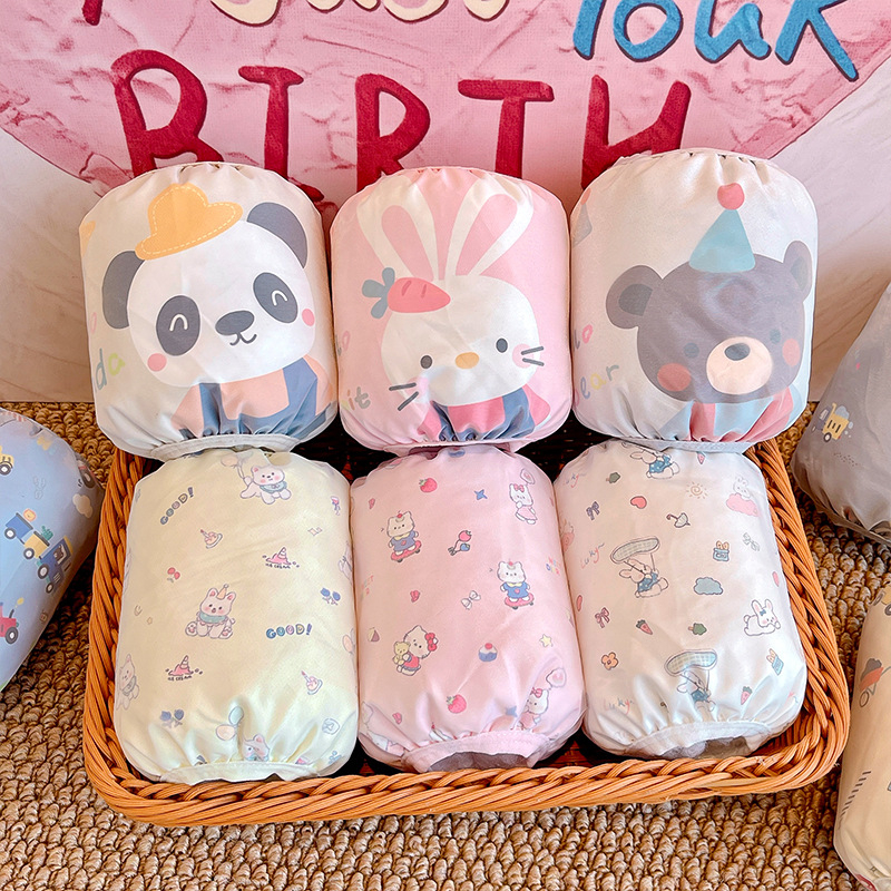 Bērnu piedurkņu aizsargi ar karikatūras rakstu, pret netīrumiem ziemai