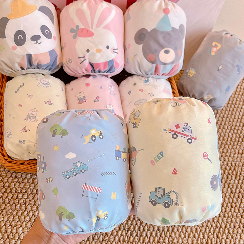 Bērnu piedurkņu aizsargi ar karikatūras rakstu, pret netīrumiem ziemai