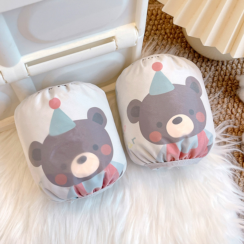 Bērnu piedurkņu aizsargi ar karikatūras rakstu, pret netīrumiem ziemai