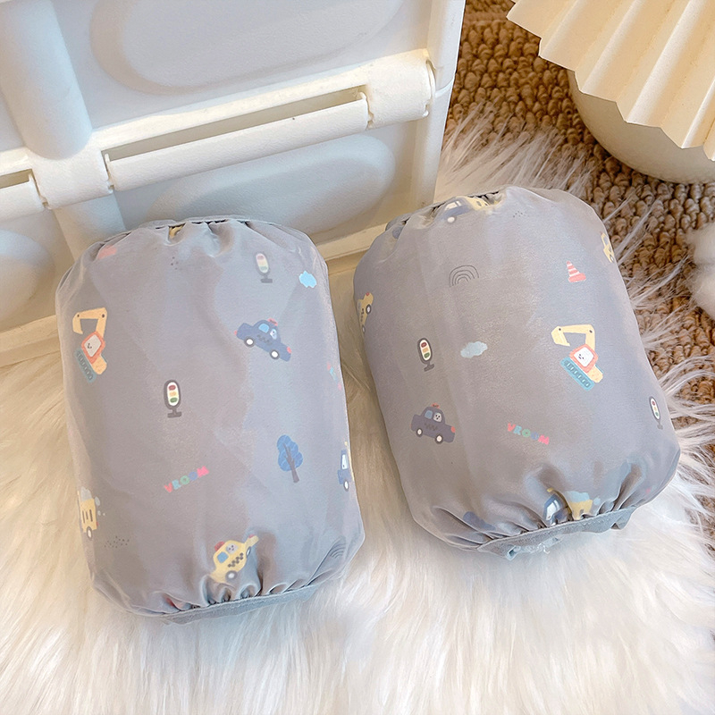 Bērnu piedurkņu aizsargi ar karikatūras rakstu, pret netīrumiem ziemai