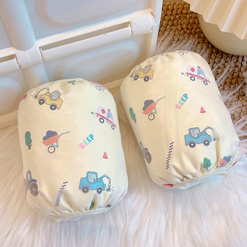 Bērnu piedurkņu aizsargi ar karikatūras rakstu, pret netīrumiem ziemai