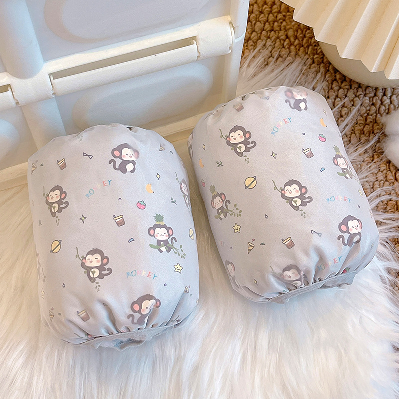 Bērnu piedurkņu aizsargi ar karikatūras rakstu, pret netīrumiem ziemai