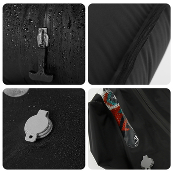 Ūdensdroša ceļojumu uzglabāšanas soma, kompresijas un vakuuma soma, gaisa noslēgta un mitruma izturīga, zīmols uunee, kapacitāte 20-35L, piemērota brīvā laika ceļojumiem