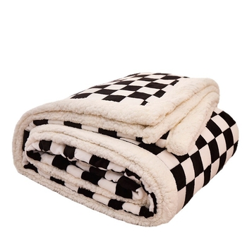 Avinėlių vilnos ir pieno velūro pledas, 800–1000 g, rudens–žiemos, šiuolaikinis minimalistinis stilius