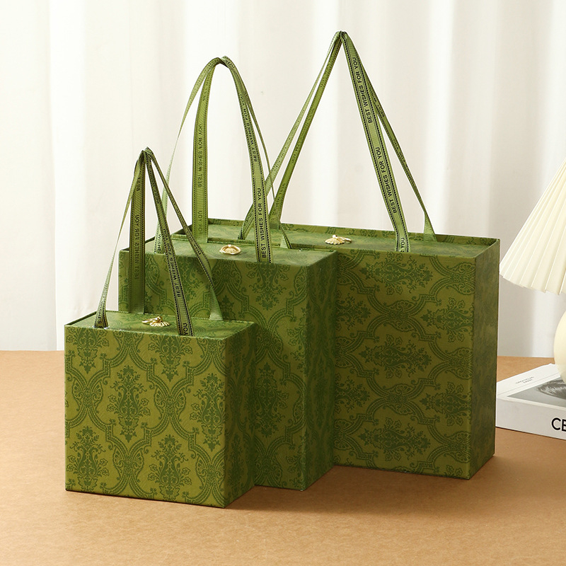 Dovanų dėžutė kūdikiams iš popieriaus, Naujojo Kinų stiliaus, rankų darbo su spausdintu logotipu