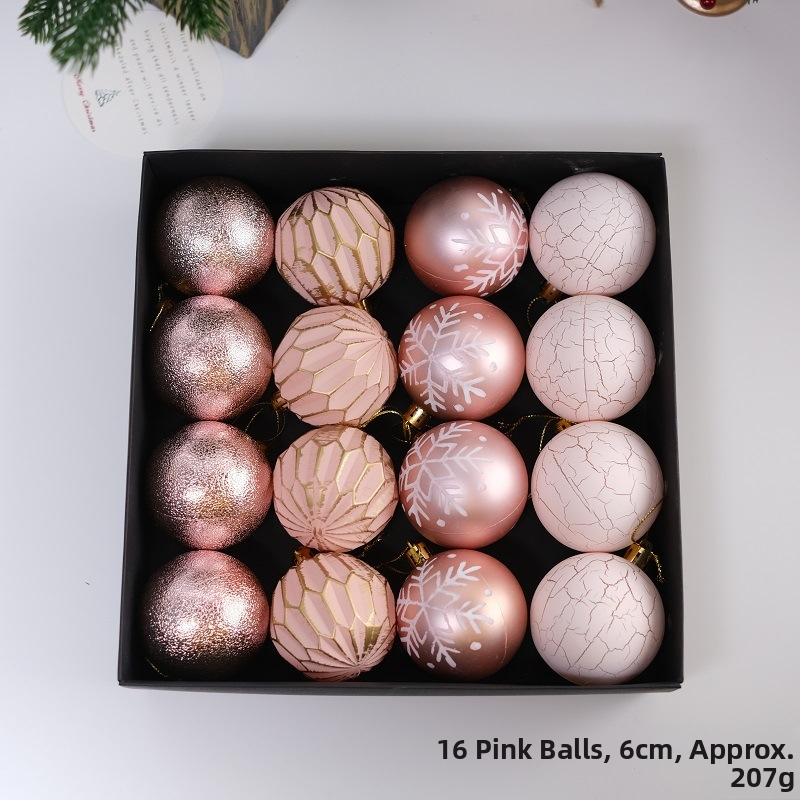 Kalėdinė papuošimo kamuolė — plastikinė, modernus minimalistinis stilius, elektroplatininio paviršiaus danga, prekinis ženklas Yoyo