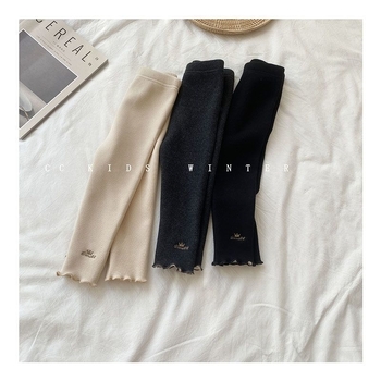 Dievčenské nohavice z cordury s fleecovou podšívkou, vysoký pás, 80% bavlna, vhodné na jeseň a zimu