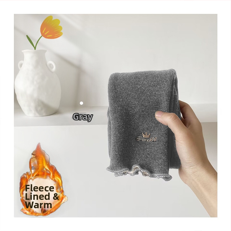 Dievčenské nohavice z cordury s fleecovou podšívkou, vysoký pás, 80% bavlna, vhodné na jeseň a zimu