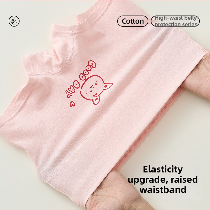 Dievčenské nohavičky s vysokým pásom, 95% bavlna, trieda A, pre deti 3-8 rokov