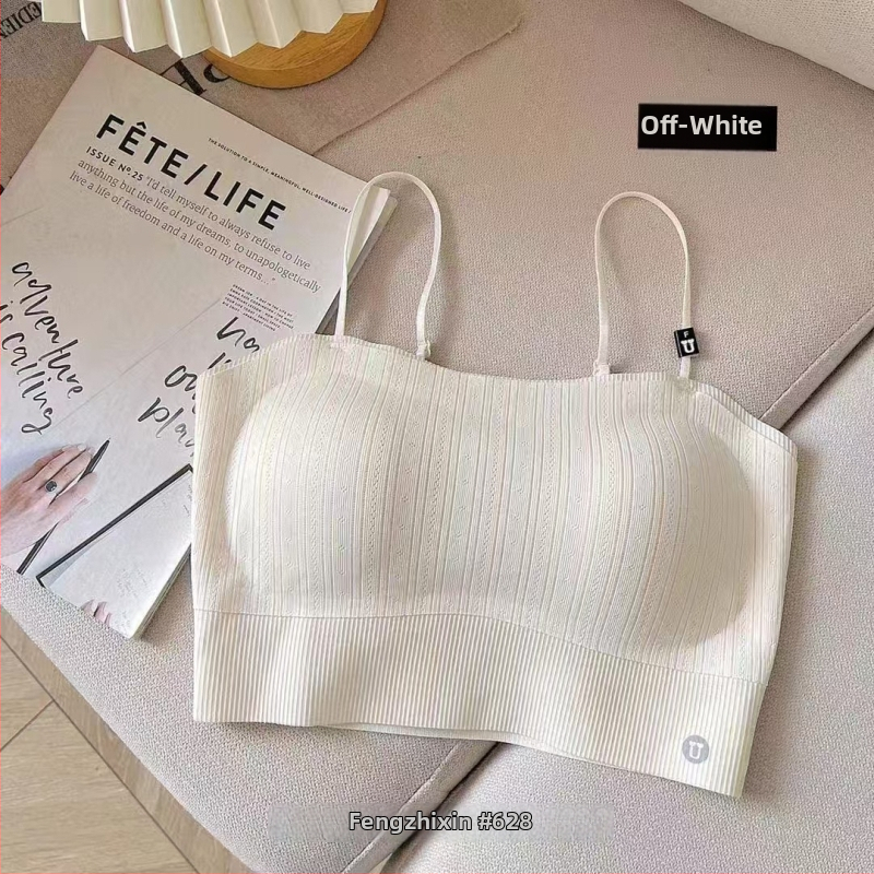 Sewatu lõhivõõtud õla all bustier padjaga, nailon, 3/4 kauss, toru-top