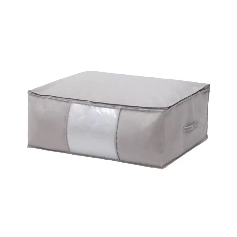 Taška na skladovanie paplónov, kubický tvar, z netkanej tkaniny, multifunkčné skladovanie do spálne