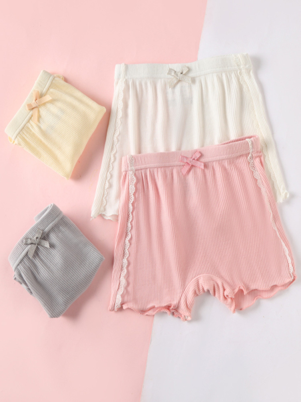 Dječje sigurnosne hlače za djevojčice – dvostruka funkcija, viskoza-elastinska smjesa, razina sigurnosti A, za djecu 3–8 godina, proljeće 2025