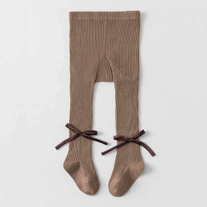 Dječje pantyhose od češanog pamuka, jednobojne, za djecu 3-8 godina, pogodne za proljeće, jesen i zimu