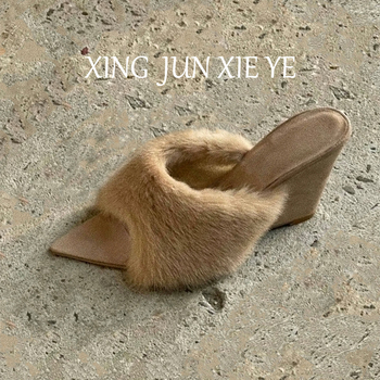 Sandales ar vienu siksnu, asas purns, mikrošķiedras augšdaļa, gumijas zole