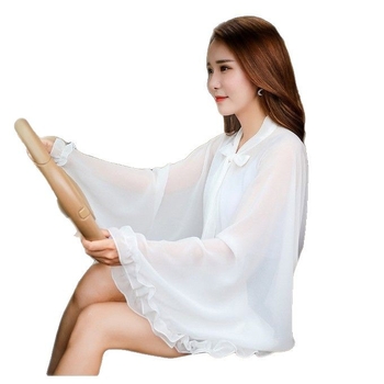 Šál proti slnku s kvetinovým vzorom, polyester, jednoduché tkanie, vhodný pre leto, jar a jeseň, retro etno štýl