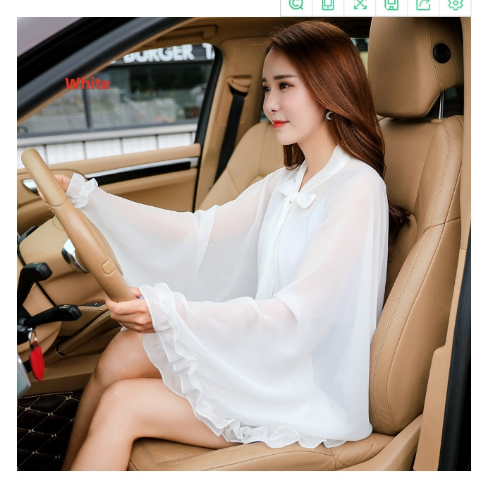 Šál proti slnku s kvetinovým vzorom, polyester, jednoduché tkanie, vhodný pre leto, jar a jeseň, retro etno štýl