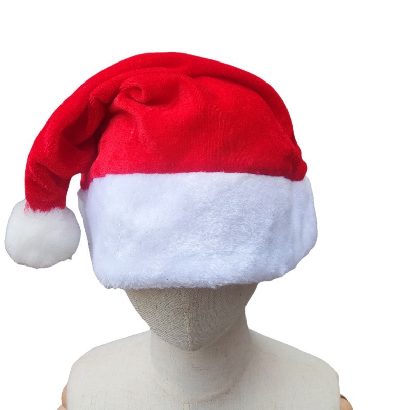 Costum de Moș Crăciun pentru copii, din catifea, cu glugă, mantie pentru petrecere de Crăciun – model monocrom