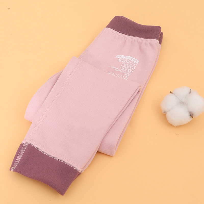 Gyerek termo nadrág, vastag őszi–téli időszakra, varrat nélküli, uniszex, alapréteg, 3–8 évesek