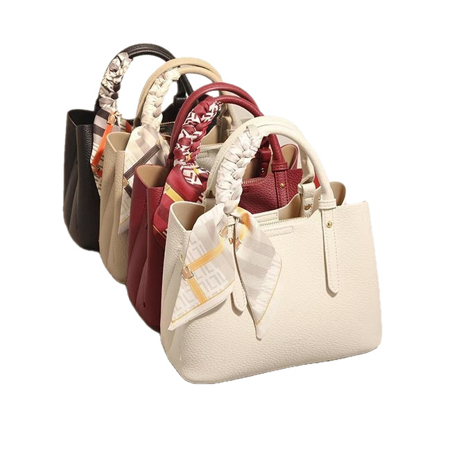 Geantă de umăr pentru femei, în stil urban minimalist – PU, formă orizontală pătrată, fermoar, căptușeală poliester, brand Qiaomeni luggage