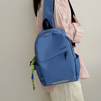 Vyrų krūtinės krepšys Street Trend stilius, Oxford audinys, išplėtimas, apkrovos mažinimas, naktinis atspindys