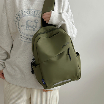 Vyrų krūtinės krepšys Street Trend stilius, Oxford audinys, išplėtimas, apkrovos mažinimas, naktinis atspindys