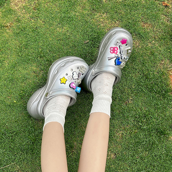 Papuci damă Crocs-style, talpă EVA de 9 mm, partea superioară EVA, confort ușor