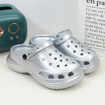 Neonice Crocs sandale za žene, EVA gornji dio i EVA đon, 5 cm debeli đon, vodootporne i protuklizne, injekcijsko oblikovanje