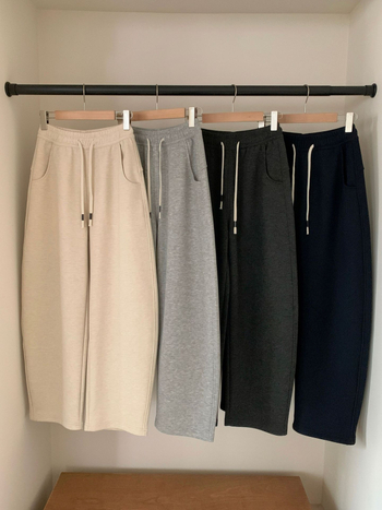 Ženske pantalone s visokim strukom, unutarnja flis, mješavina Lyocell‑svila‑vuna, opušten kroj, Scimitar stil
