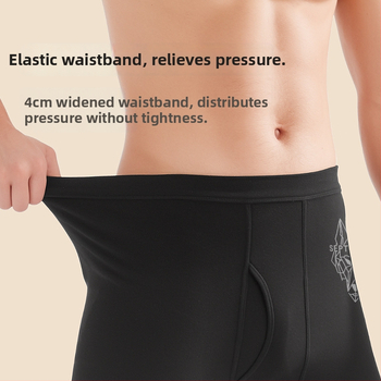 Vyrų terminės kelnaitės, 2 vnt komplektas — 100% medvilnė, pagrindinis sluoksnis, vidutinio svorio 161–180 g/m², raštai: vienspalviai, gyvūnų, geometriniai