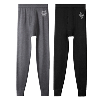 Vyrų terminės kelnaitės, 2 vnt komplektas — 100% medvilnė, pagrindinis sluoksnis, vidutinio svorio 161–180 g/m², raštai: vienspalviai, gyvūnų, geometriniai