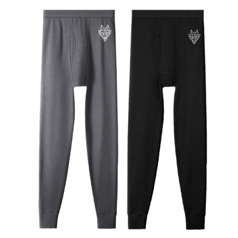 Vyrų terminės kelnaitės, 2 vnt komplektas — 100% medvilnė, pagrindinis sluoksnis, vidutinio svorio 161–180 g/m², raštai: vienspalviai, gyvūnų, geometriniai