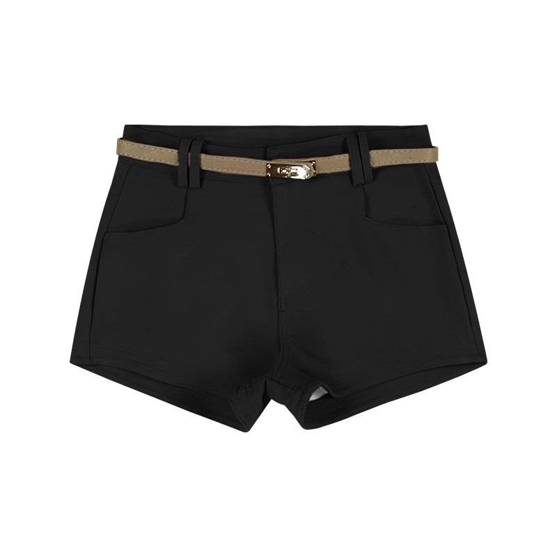 Pantaloni casual pentru femei, talie înaltă, croi drept, lungime 3/4, microelastic, Primăvara 2024