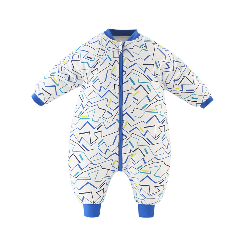 Бебешки спален чувал с разделени крака, 100% памук, пълнеж от кух памук, тегло 0.55–1.00 кг, Kangbeibang