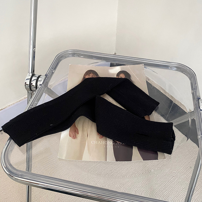 Sievietēm adīti roku siltinājumi, vilna, korejiešu stils, vienkrāsaini, pavasarim un rudenim