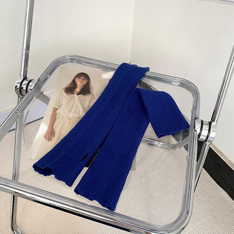 Sievietēm adīti roku siltinājumi, vilna, korejiešu stils, vienkrāsaini, pavasarim un rudenim