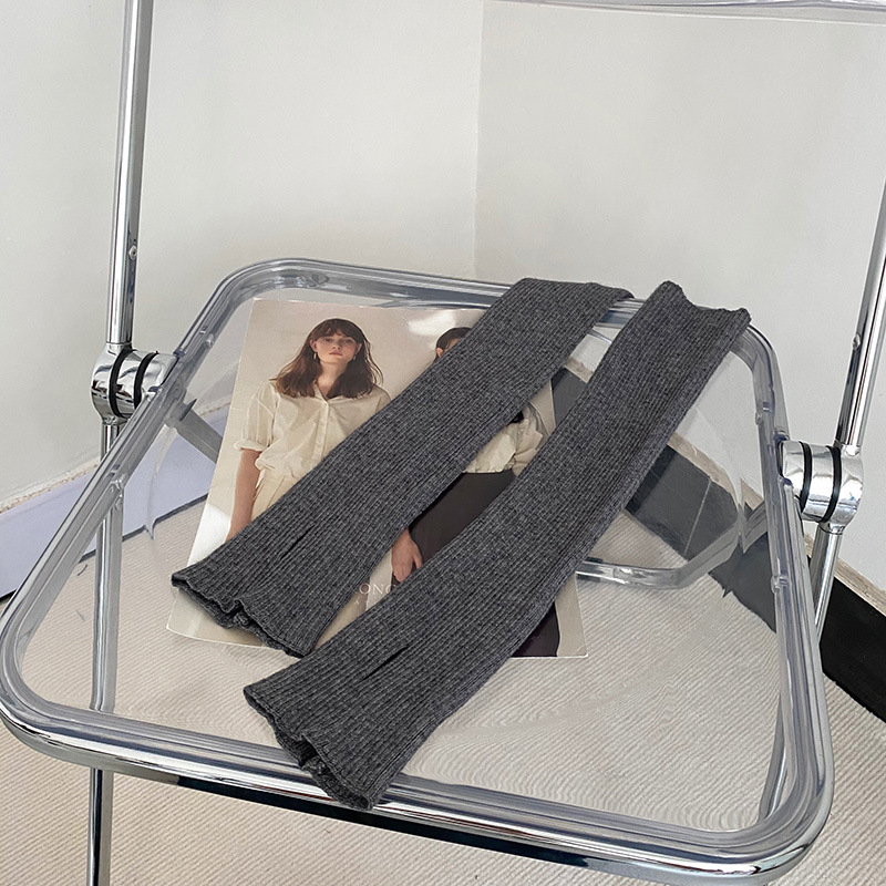 Sievietēm adīti roku siltinājumi, vilna, korejiešu stils, vienkrāsaini, pavasarim un rudenim