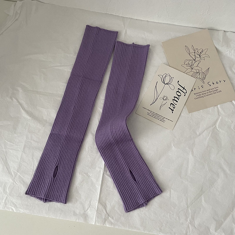 Sievietēm adīti roku siltinājumi, vilna, korejiešu stils, vienkrāsaini, pavasarim un rudenim