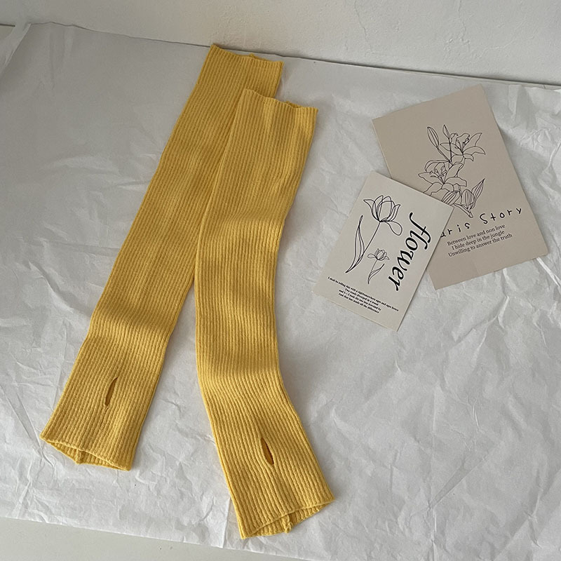 Sievietēm adīti roku siltinājumi, vilna, korejiešu stils, vienkrāsaini, pavasarim un rudenim