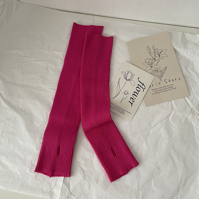 Sievietēm adīti roku siltinājumi, vilna, korejiešu stils, vienkrāsaini, pavasarim un rudenim