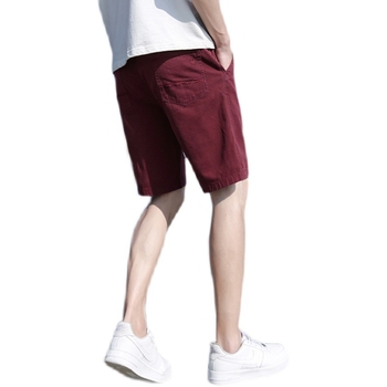 Κλασικά βαμβακερά σορτς, μεσαία μέση, ίσιο κόψιμο, τσέπες, ιαπωνο-κορεατικό στυλ ανάπαυσης