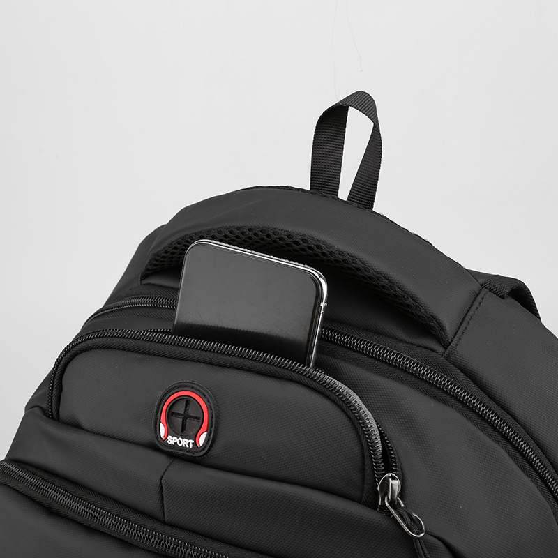 Ceļojumu mugursoma, saderīga ar koferi uz ratiem, tilpums 36–55 L, Oxford audums, ūdensizturīga, gaisa spilvena siksnas, biznesa ceļojums