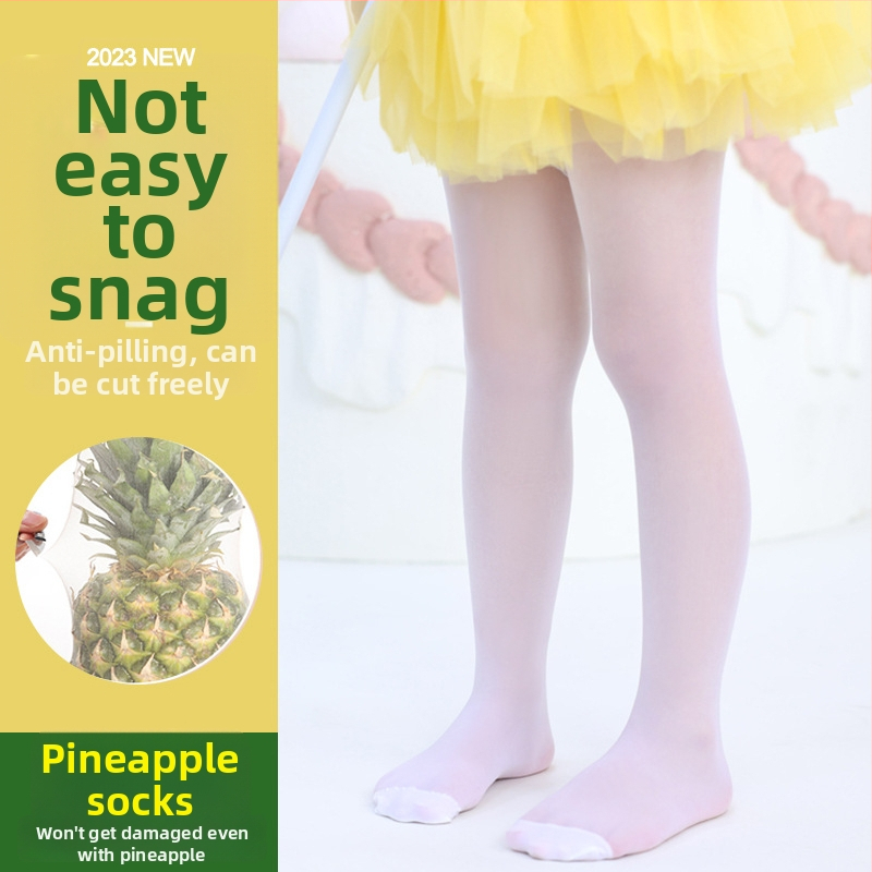 Bērnu baleta zeķbikses ar pretnoslīdošu uzliku – elpojošas, plānas, augsta elastība, spandeksa kokvilnas maisījums