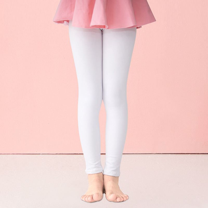 Dječje baletne tajice s neklizajućim gripom – prozračne, tanke, visoka elastičnost, spandeks-pamuk mješavina