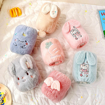 Bērnu roku piedurknes - siltas, karikatūru raksts (Ziema, Karikatūra, 100% kokvilna, Kumquat)