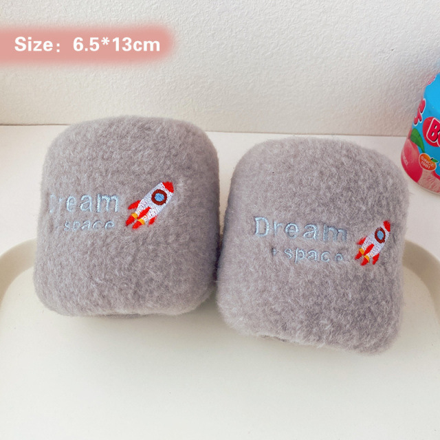 Bērnu roku piedurknes - siltas, karikatūru raksts (Ziema, Karikatūra, 100% kokvilna, Kumquat)